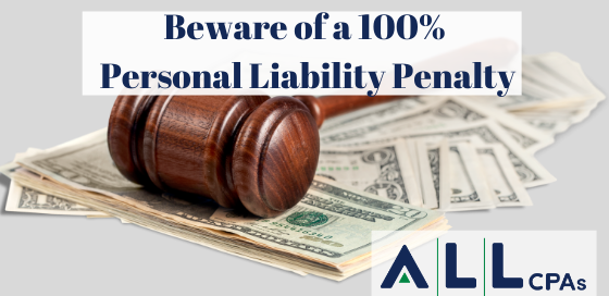 Beware of a Personal Liability Penalty